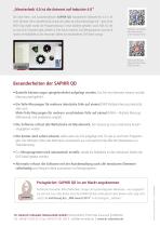 SAPHIR QD - Mess- und Auswertesoftware - 2