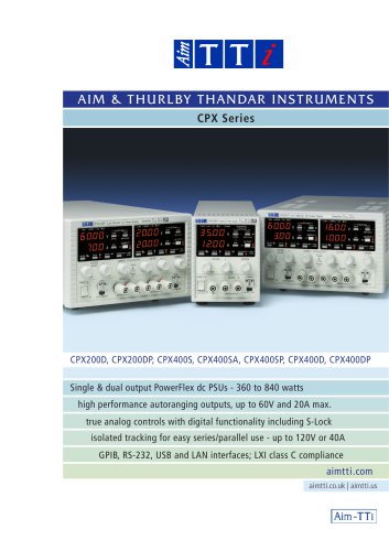 CPX Series DC power