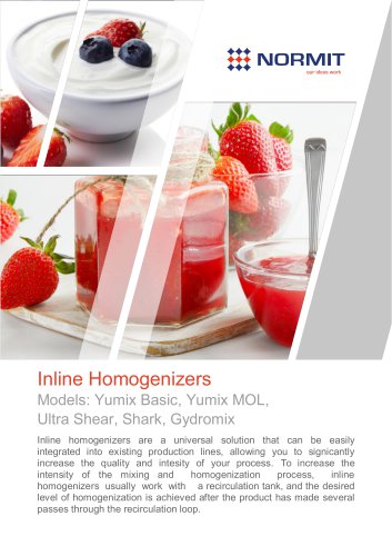 Inline Homogenizers