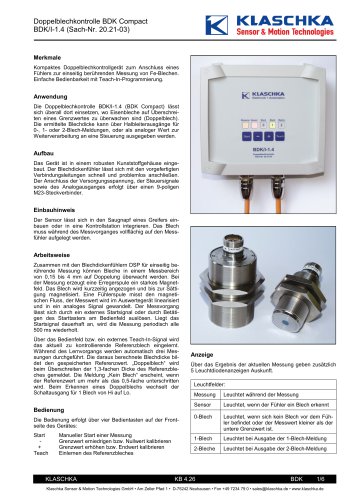 Klaschka_Doppelblechkontrollen BDK Compact (6 Seiten)