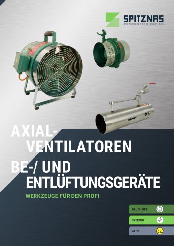 Axialventilatoren und Be- und Entlüftungsgeräte