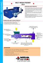 The DLN Belt weigh feeder