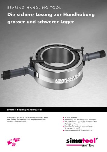 Handhabung grosser und schwerer Lager - Bearing Handling Tool