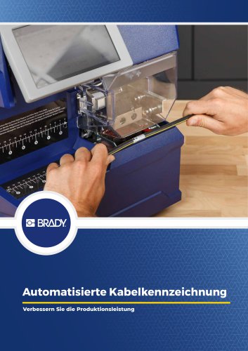 Automatisierte Kabelkennzeichnung