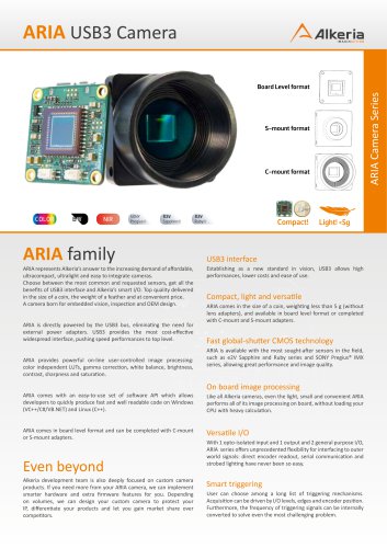 ARIA camera series