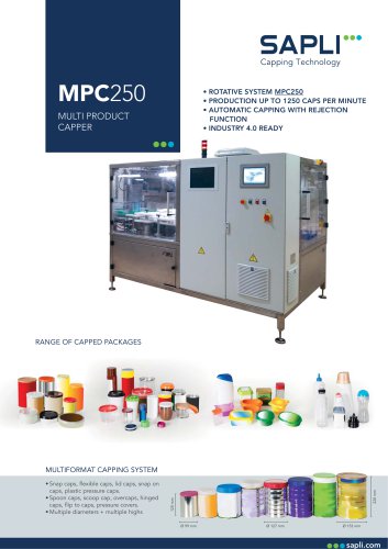 MPC250 Rotative Press On Capper