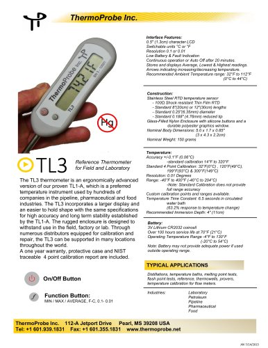 TL3 Basic Reference Thermometer