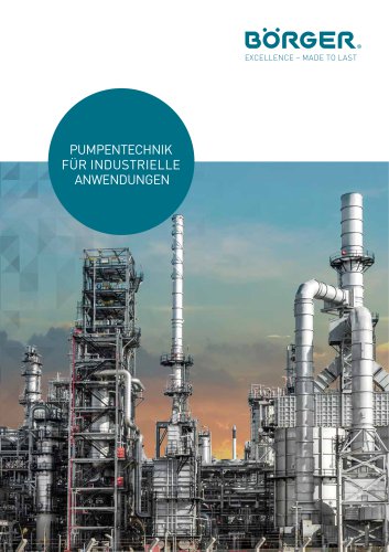 Pumpentechnik für industrielle Anwendungen