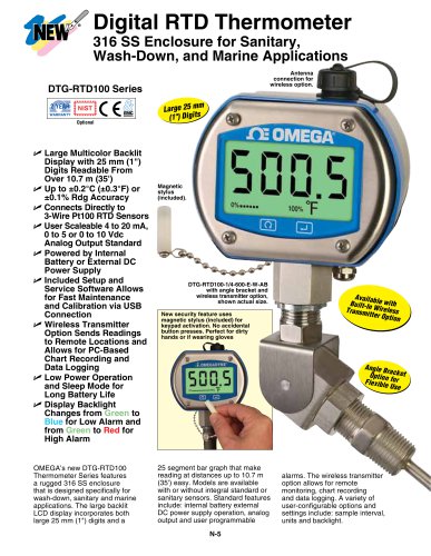 DTG-RTD100 Temperature Indicator