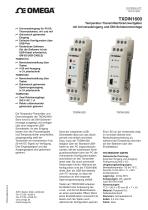 Temperatur-Transmitter/Grenzwertgeber mit Universaleingang und DIN-Schienenmontage - 1