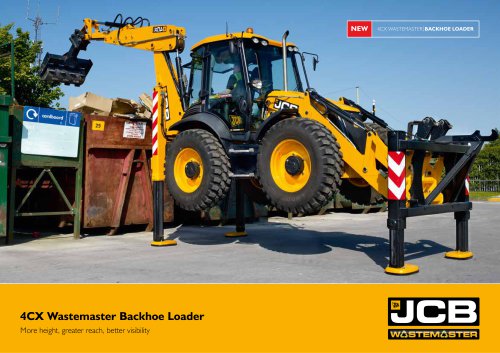 Backhoe loaders: 4CX Wastemaster