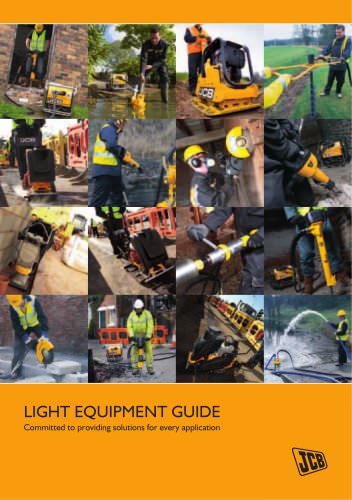 JCB Light Equipment range brochure