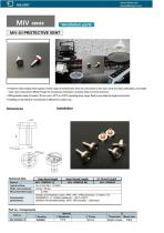 Tiny Metal Pressure Differential Release Breather Vent Plug