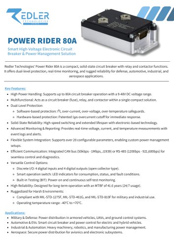 Power Rider 80A