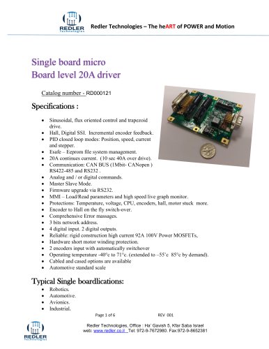 Rayon Single board 25A