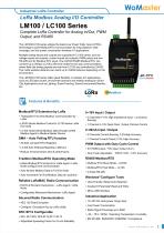 LoRa Analog Controller LM100/LC144 | WoMaster