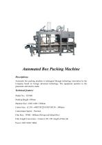 Automated Box Packing Machine