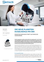 DIE NEUE PLANETENKUGELMÜHLE PM 300 - 1