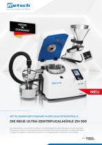 Die neue Ultra-Zentrifugalmühle ZM 300