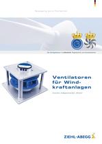 Flyer Ventilatoren für Windkraftanlagen - 1