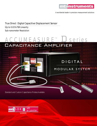 ACCUMEASURE CAPACITANCE PROBES - FOR DIGITAL ACCUMEASURE AMPLIFIER