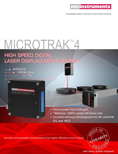 Microtrak 4 Laser Sensor