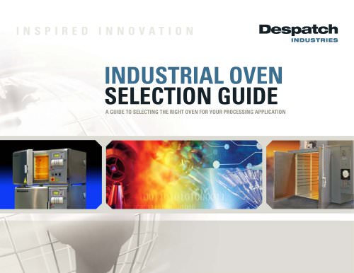 Industrial Oven Selection Guide