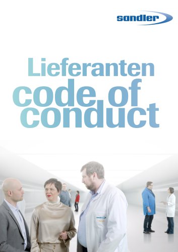 Lieferanten code of conduct