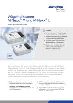 Wägeindikatoren MiNexx® M und MiNexx® L