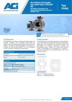 Durchfluss-Schauglas Typ 550A Class 150/300 lbs