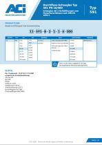 Durchfluss-Schauglas Typ 591 PN 16/400-2