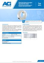 Glasring-Rohrschauglas Typ 641 PN 25/40
