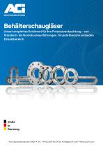 Infobroschüre Behälterschaugläser