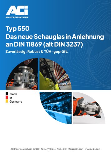 Infobrosch&uuml;re Typ 550