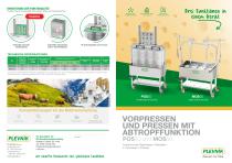 VORPRESSEN UND PRESSEN MIT ABTROPFFUNKTION POS /MOS 50