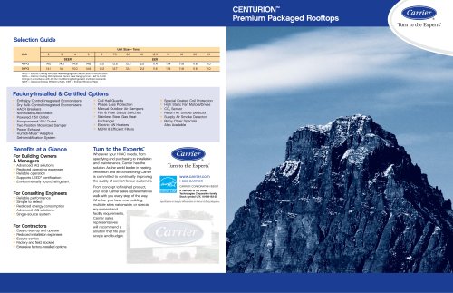 Centurion Premium Constant Volume Rooftops