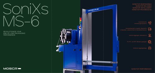  SoniXs MS-6 mit seitlichem Verschluss Umreifungsmaschine