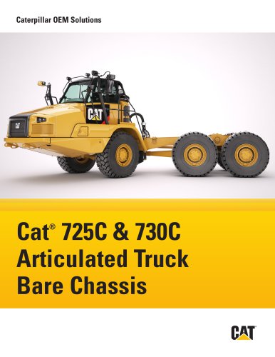 Cat®  725C & 730C Articulated Truck Bare Chassis