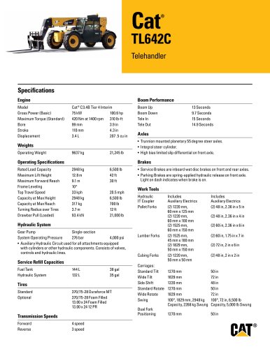 TL642C Telehandler