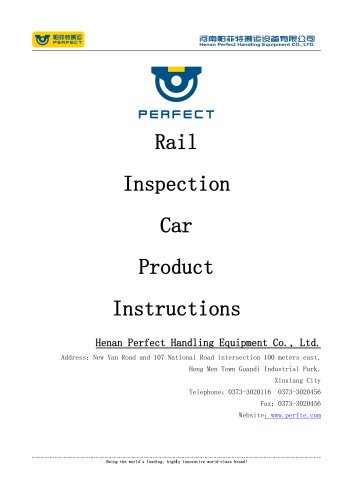 Perfte Track Inspection Vehicle BGJ series