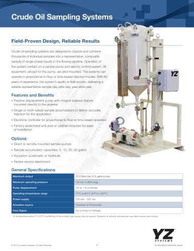 Crude Oil Sampling Systems