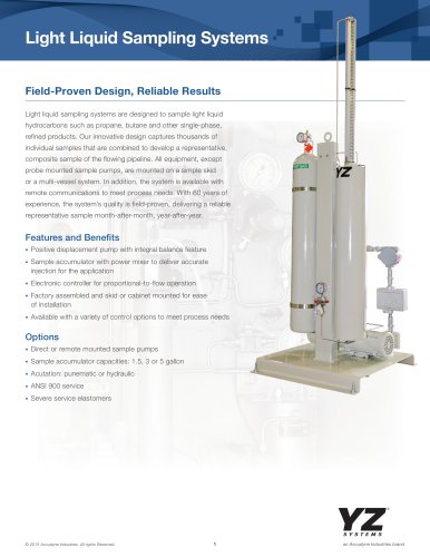 Light Liquid Sampling Systems