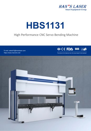 Electric and hydraulic press brake HBS Series