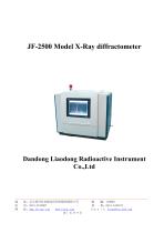 JF 2500 MODEL Diffractometer