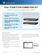 Fiber TCX08/TCX16 COMBO PON OLT