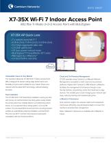 X7-35X Wi-Fi 7 Indoor Access Point