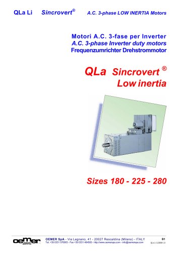 Frequenzumrichter Drehstrommotor QLa Li