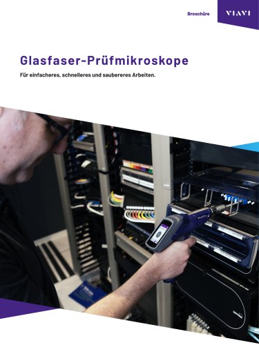 Glasfaser-Pr&uuml;fmikroskope