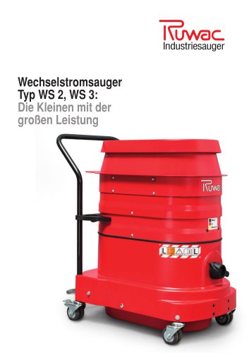 Wechselstromsauger Typ WS 2, WS 3