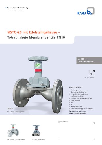 Flyer SISTO-20 Edelstahl